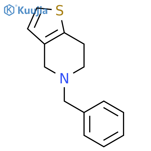 Deschloro ticlopidine structure