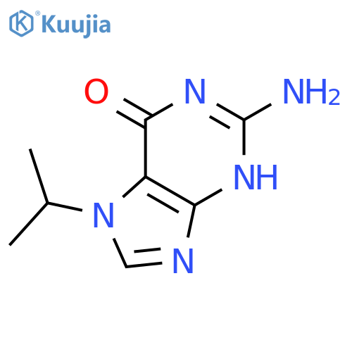 2-amino-7-(propan-2-yl)-3,7-dihydro-6H-purin-6-one structure