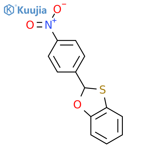1,3-Benzoxathiole, 2-(4-nitrophenyl)- structure