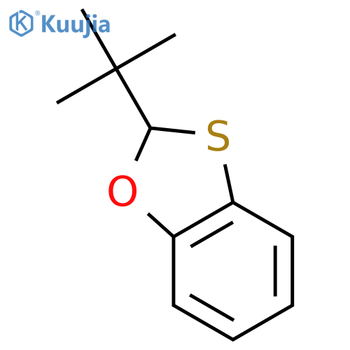 1,3-Benzoxathiole, 2-(1,1-dimethylethyl)- structure