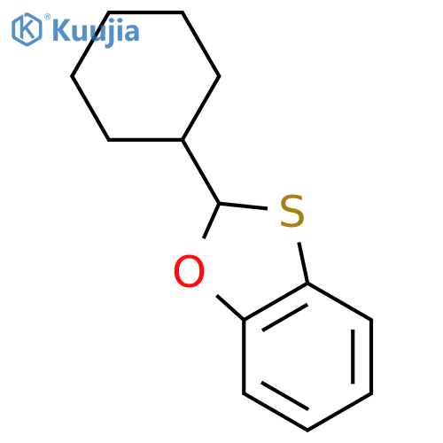 1,3-Benzoxathiole, 2-cyclohexyl- structure