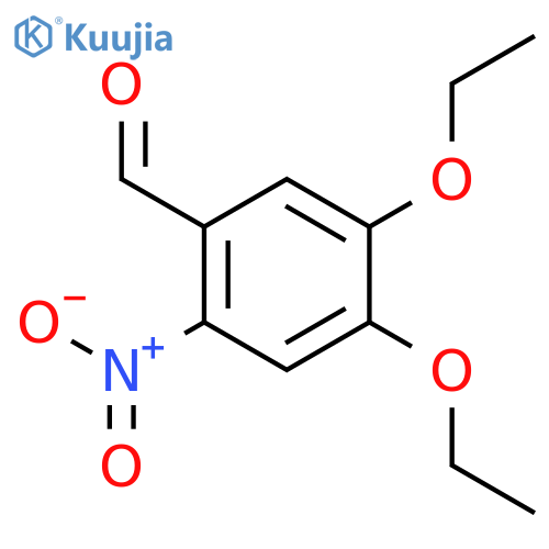 Benzaldehyde, 4,5-diethoxy-2-nitro- structure