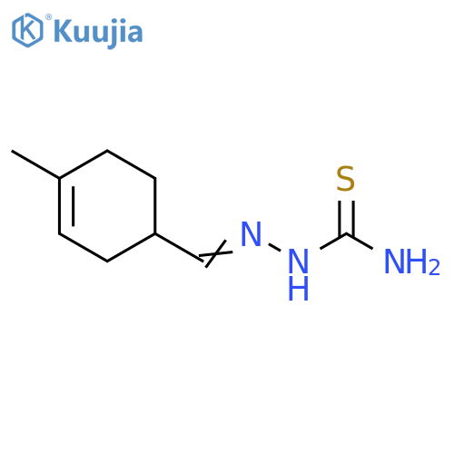2-(4-Methyl-3-cyclohexen-1-yl)methylene-hydrazine-1-carbothioamide structure