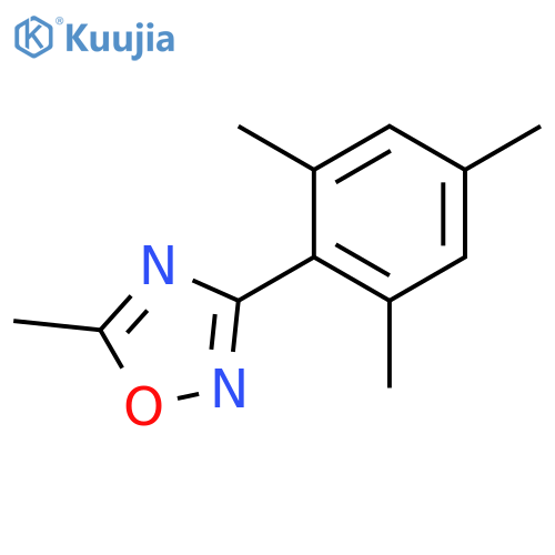 1,2,4-OXADIAZOLE, 5-METHYL-3-(2,4,6-TRIMETHYLPHENYL)- structure
