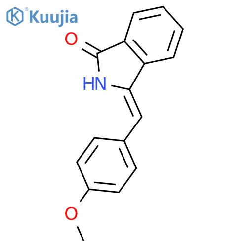 1H-ISOINDOL-1-ONE, 2,3-DIHYDRO-3-[(4-METHOXYPHENYL)METHYLENE]- structure