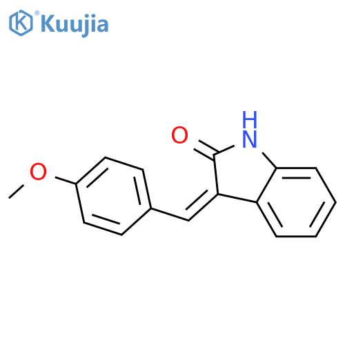 2H-Indol-2-one, 1,3-dihydro-3-[(4-methoxyphenyl)methylene]- structure