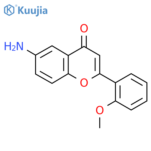 6-Amino-2-(2-methoxyphenyl)-4H-chromen-4-one structure