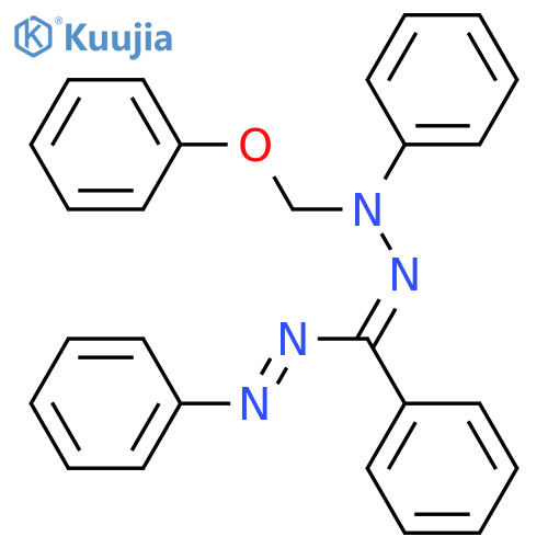 Diazene, [[(phenoxymethyl)phenylhydrazono]phenylmethyl]phenyl- structure