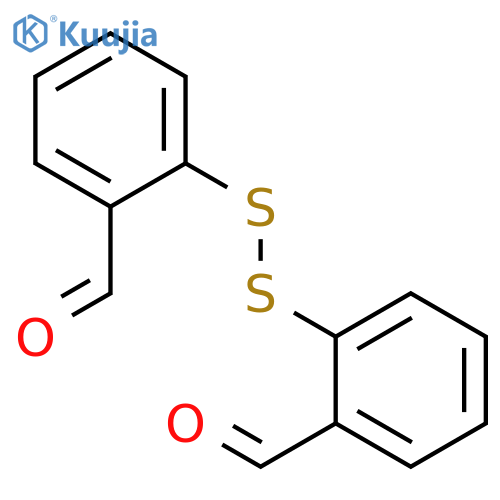 BENZALDEHYDE, 2,2'-DITHIOBIS- structure