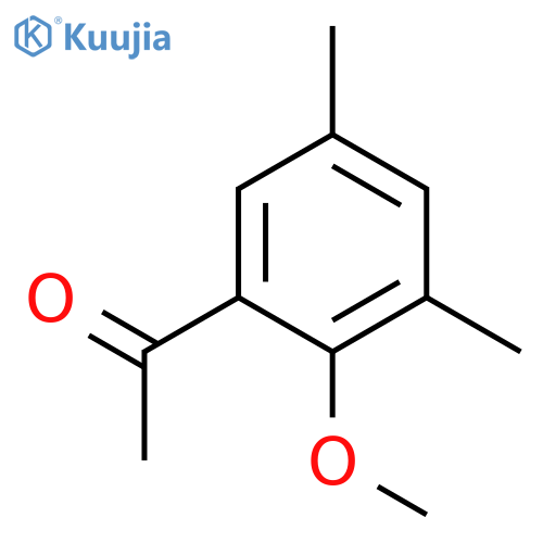 3,5-DIMETHYL-2-METHOXYACETOPHENONE structure