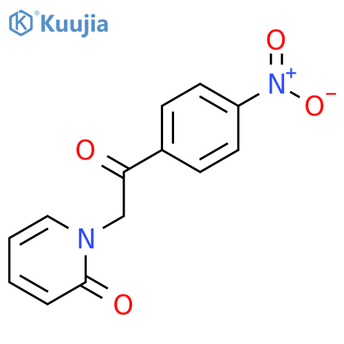 2(1H)-PYRIDINONE, 1-[2-(4-NITROPHENYL)-2-OXOETHYL]- structure