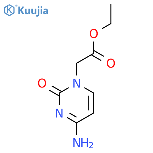 1(2H)-Pyrimidineacetic acid, 4-amino-2-oxo-, ethyl ester structure