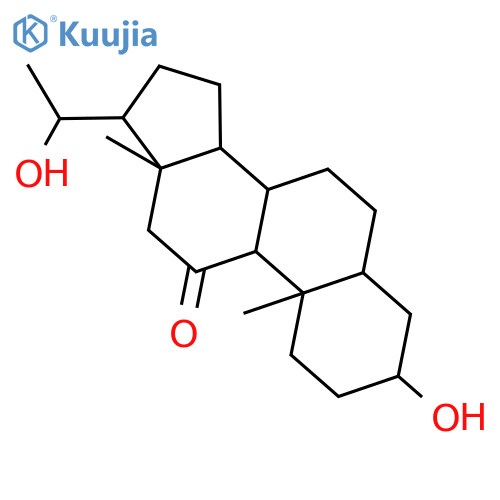 (3beta,5alpha,20S)-3,20-Dihydroxypregnan-11-one structure