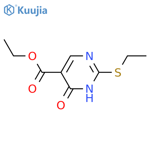 Ethyl Ester 2-(Ethylthio)-1,6-dihydro-6-oxo-5-pyrimidinecarboxylic Acid structure