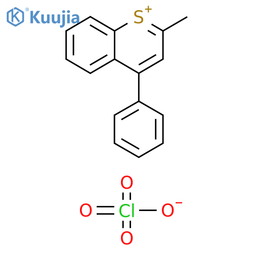 1-Benzothiopyrylium, 2-methyl-4-phenyl-, perchlorate structure