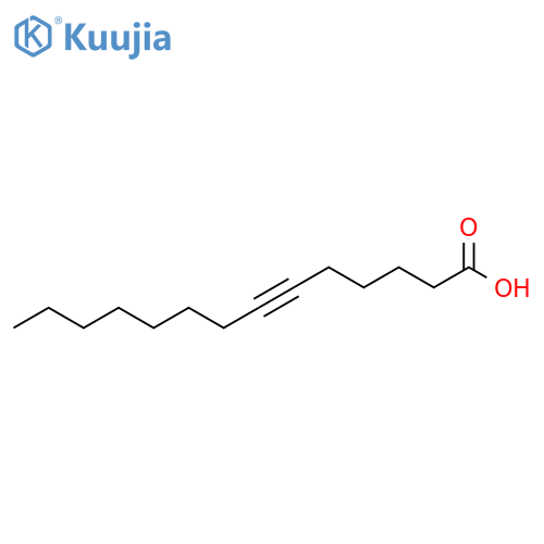 6-Tetradecynoic acid structure
