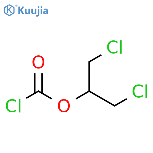 1,3-dichloropropan-2-yl chloroformate structure