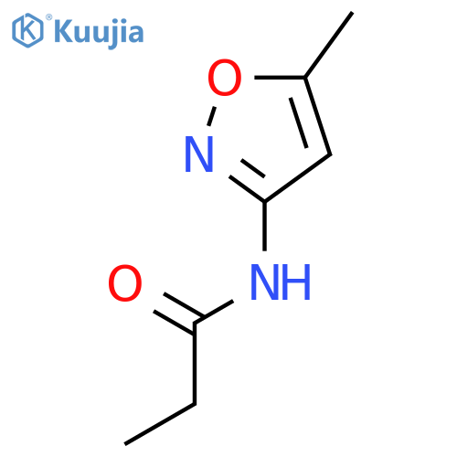 Propanamide, N-(5-methyl-3-isoxazolyl)- (9CI) structure