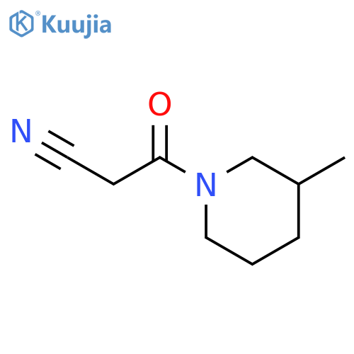 piperidine,1-(cyanoacetyl)-3-methyl- structure
