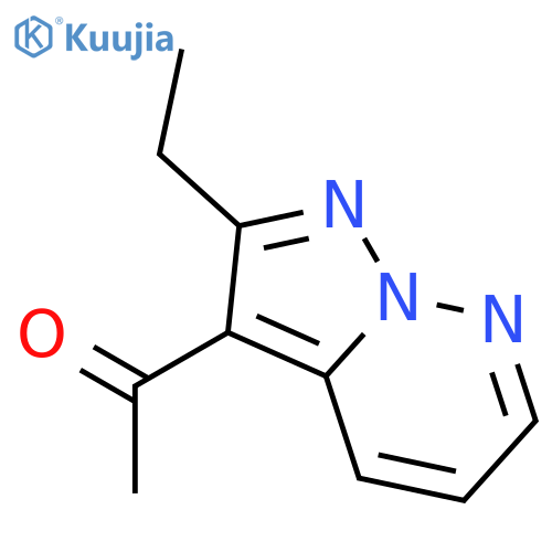 Ethanone, 1-(2-ethylpyrazolo[1,5-b]pyridazin-3-yl)- structure
