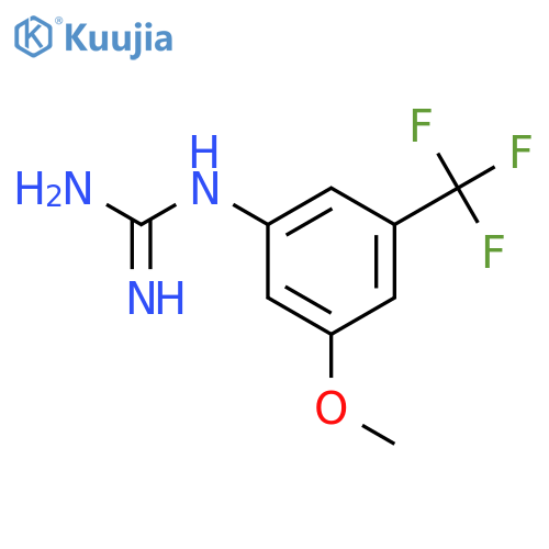 GUANIDINE, [3-METHOXY-5-(TRIFLUOROMETHYL)PHENYL]- structure