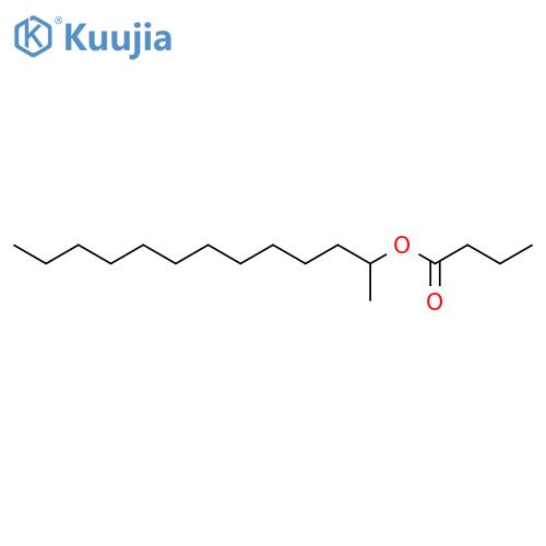 Butyric acid, 2-tridecyl ester structure