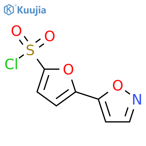 5-(Isoxazol-5-yl)furan-2-sulfonyl Chloride structure