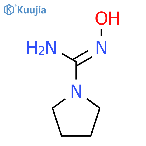 N'-hydroxypyrrolidine-1-carboximidamide structure