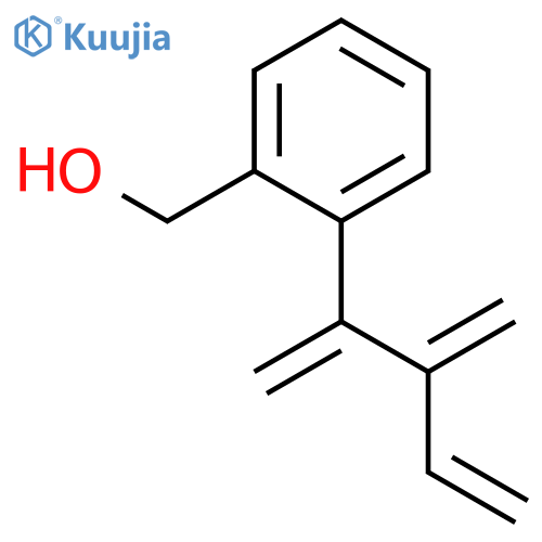 BENZENEMETHANOL, 2-[1,2-BIS(METHYLENE)-3-BUTENYL]- structure