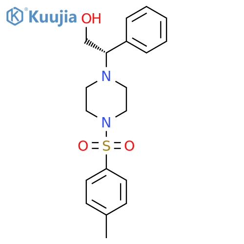 (S)-2-Phenyl-2-[4-(toluene-4-sulfonyl)-piperazin-1-YL]-ethanol structure
