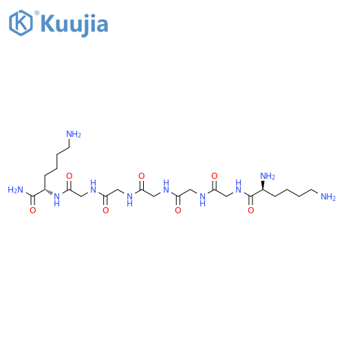 L-LYSINAMIDE, L-LYSYLGLYCYLGLYCYLGLYCYLGLYCYLGLYCYL- structure