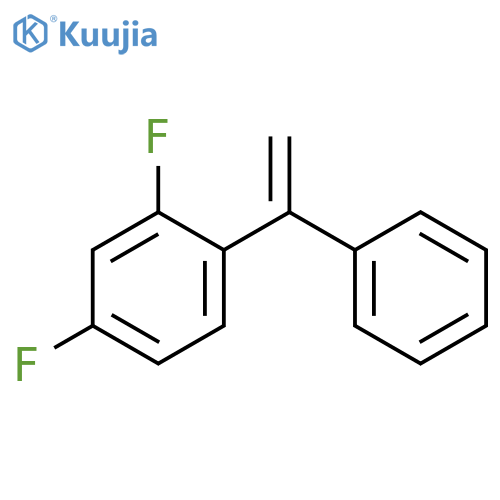 Benzene, 2,4-difluoro-1-(1-phenylethenyl)- structure