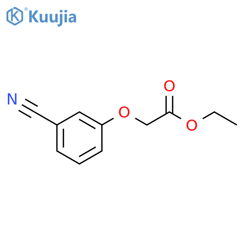 Ethyl 2-(3-cyanophenoxy)acetate structure