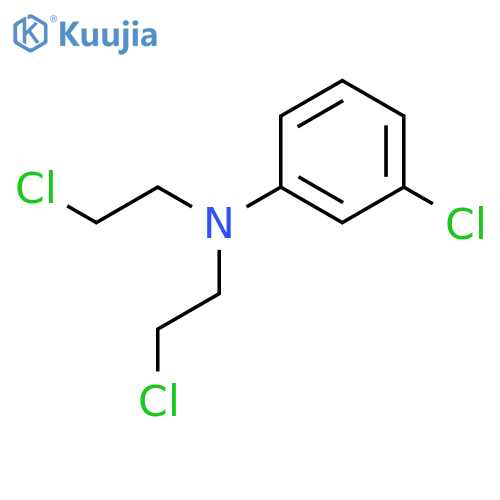 3-Chloro-N,N-bis(2-chloroethyl)benzenamine structure