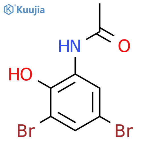 ACETAMIDE, N-(3,5-DIBROMO-2-HYDROXYPHENYL)- structure