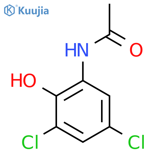 Acetamide, N-(3,5-dichloro-2-hydroxyphenyl)- structure