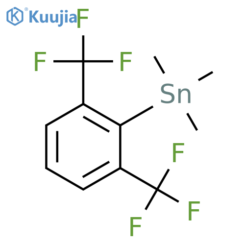 Stannane, [2,6-bis(trifluoromethyl)phenyl]trimethyl- structure