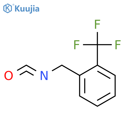 1-(isocyanatomethyl)-2-(trifluoromethyl)benzene structure