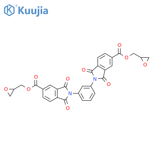 1H-Isoindole-5-carboxylicacid, 2,2'-(1,3-phenylene)bis[2,3-dihydro-1,3-dioxo-, bis(oxiranylmethyl) ester(9CI) structure