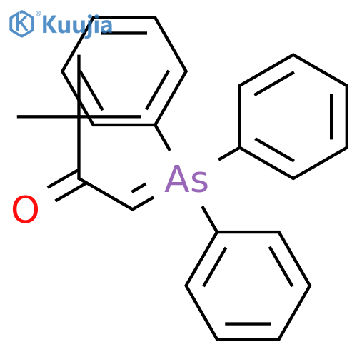 2-BUTANONE, 3,3-DIMETHYL-1-(TRIPHENYLARSORANYLIDENE)- structure