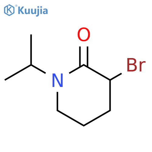3-bromo-1-(propan-2-yl)piperidin-2-one structure