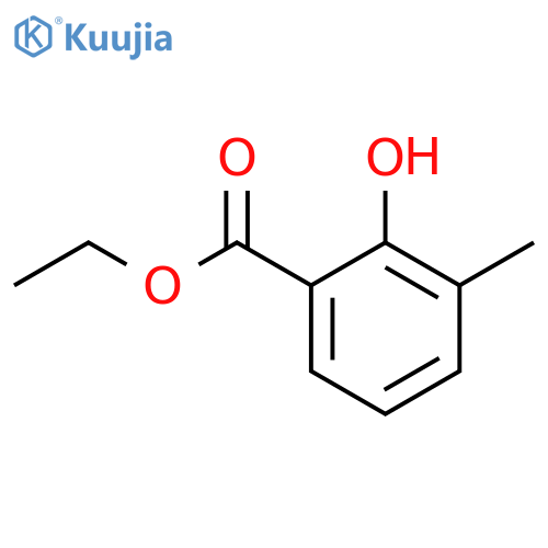 ethyl 2-hydroxy-3-methylbenzoate structure