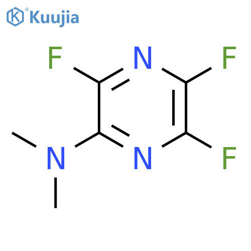3,5,6-Trifluoro-N,N-dimethylpyrazin-2-amine structure