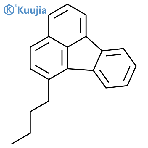 FLUORANTHENE, BUTYL- structure