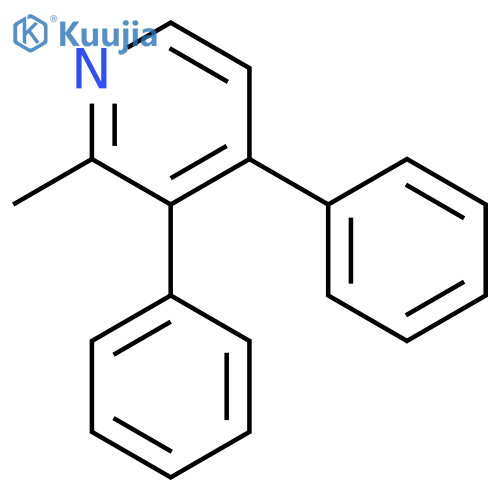 2-Methyl-3,4-diphenylpyridine structure