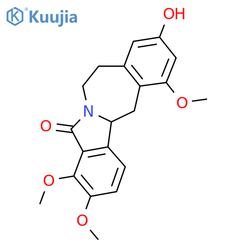 5H-Isoindolo[1,2-b][3]benzazepin-5-one, 7,8,13,13a-tetrahydro-10-hydroxy-3,4,12-trimethoxy- structure
