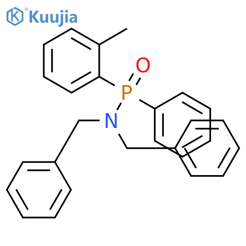 Phosphinic amide, P-(2-methylphenyl)-P-phenyl-N,N-bis(phenylmethyl)- structure