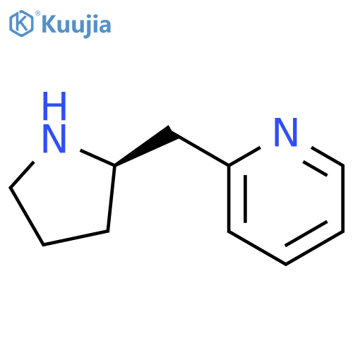Pyridine, 2-[(2R)-2-pyrrolidinylmethyl]- structure