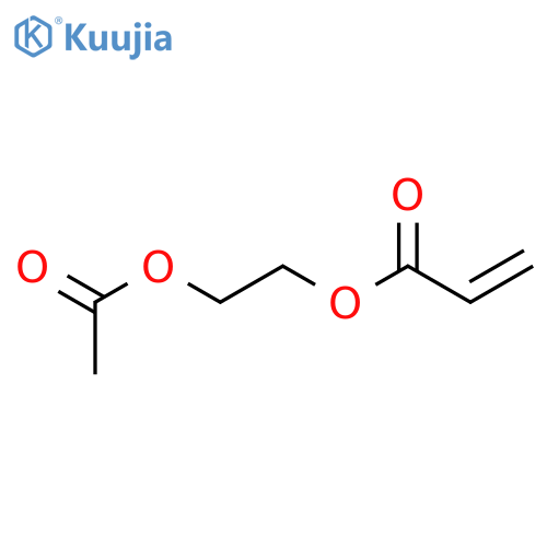 2-Propenoic acid, 2-(acetyloxy)ethyl ester structure