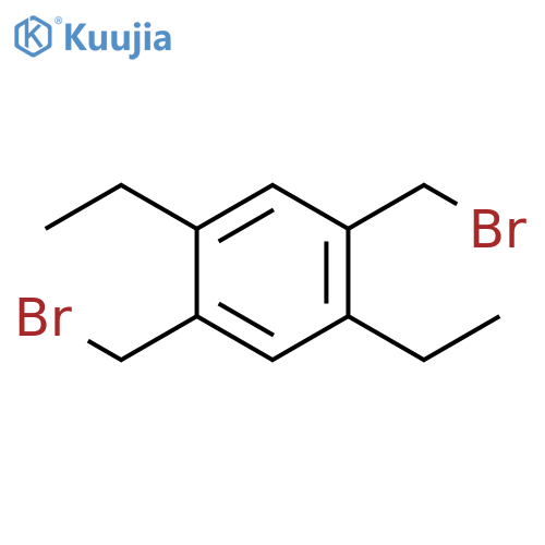 Benzene, 1,4-bis(bromomethyl)-2,5-diethyl- structure